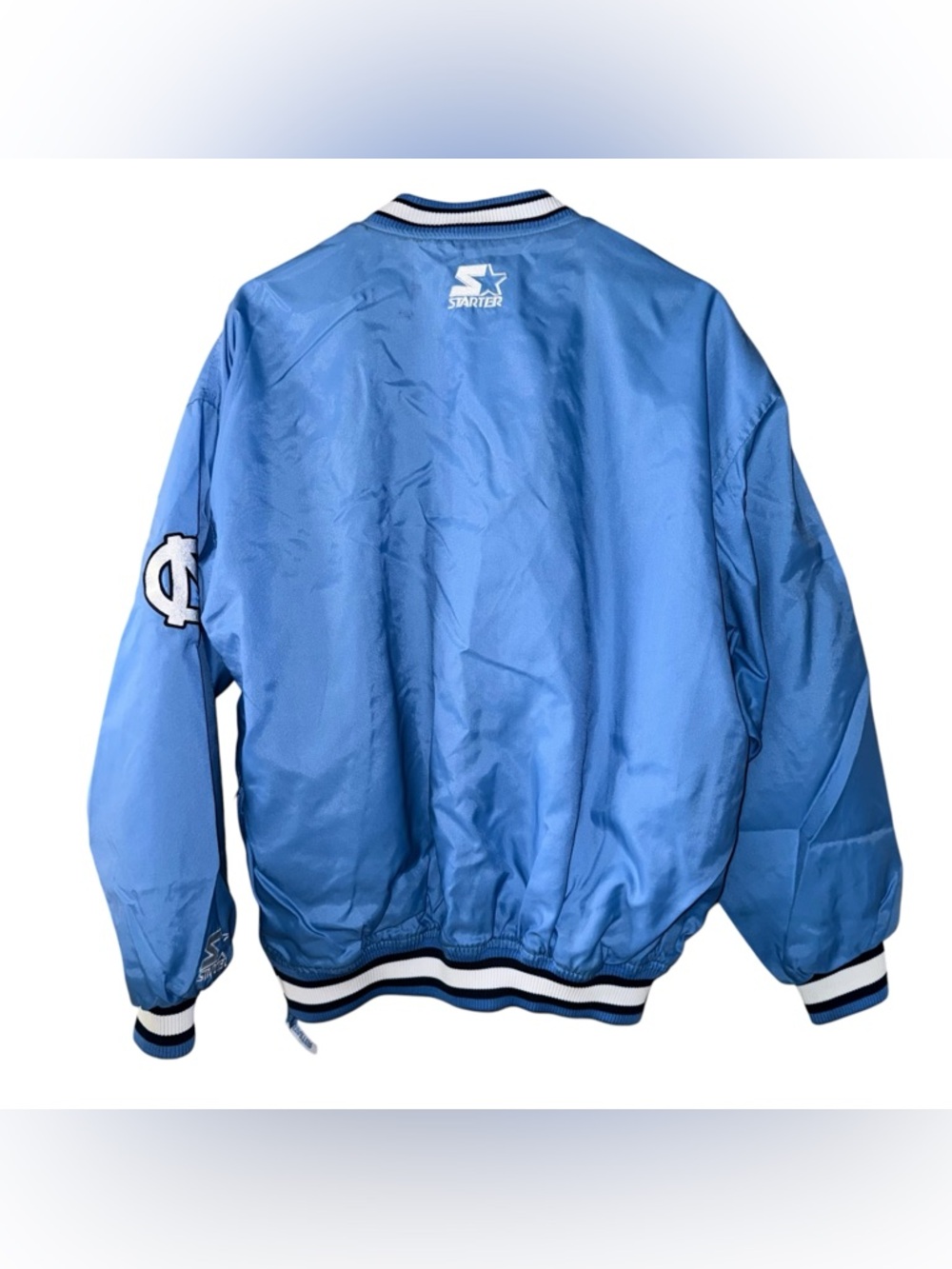 Vintage 90s Starter University Of North Carolina Tar Heels Windbreaker Jacket M - Picture 13 of 16